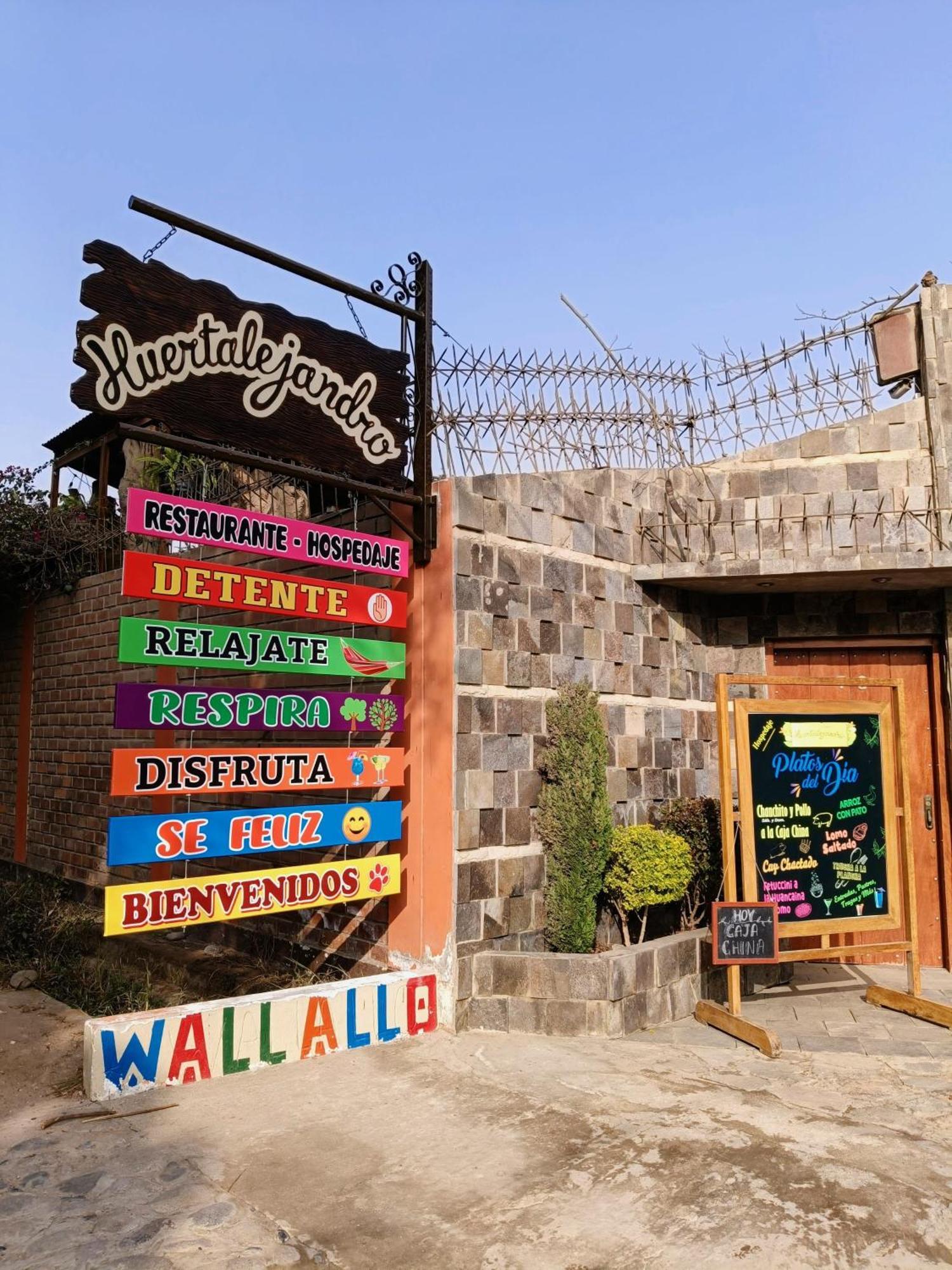 Huertalejandro Restaurante Campestre Y Hospedaje Cieneguilla Bagian luar foto