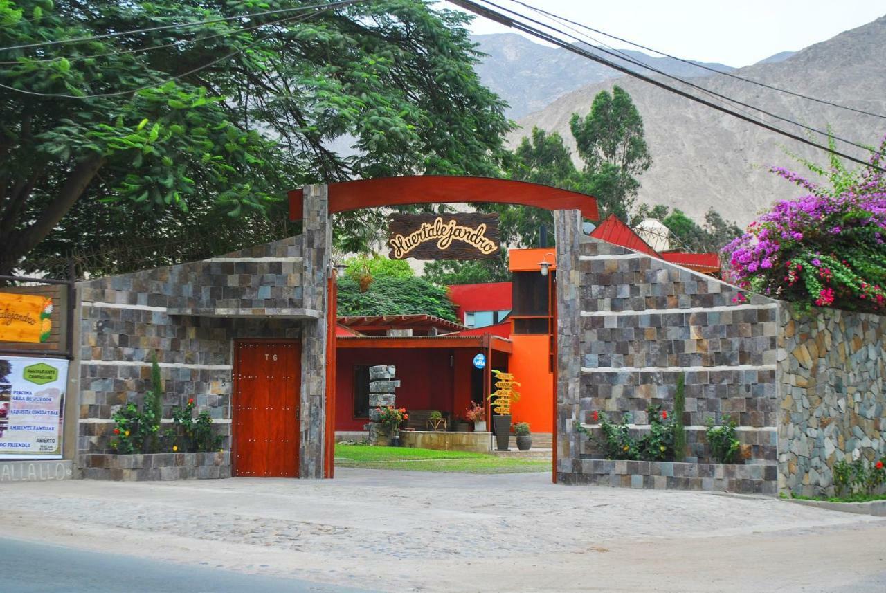 Huertalejandro Restaurante Campestre Y Hospedaje Cieneguilla Bagian luar foto